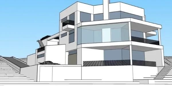 Conceptual rendering, Home Site 1, not actual construction